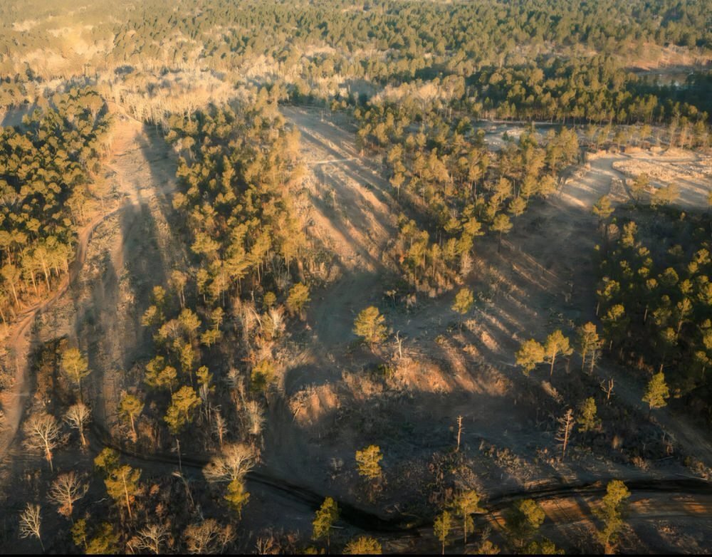 Early morning light over New Holland Golf Club land
